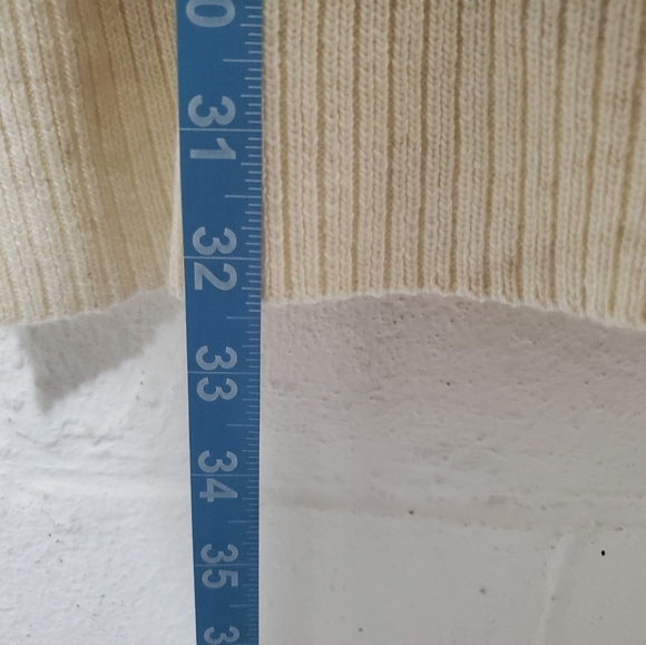 INC International Concepts Women's Knit Tunic Sweater. Large, Buttercream F-172 - Picture 10 of 11